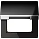 JUNG GCR 2990 KL klapdeksel voor wandcontactdoos en centraaldelen van 50 x 50 mm LS990 glanzend chroom