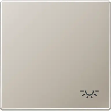 JUNG ES 2990 L schakelwip met lichtsymbool LS990 edelstaal