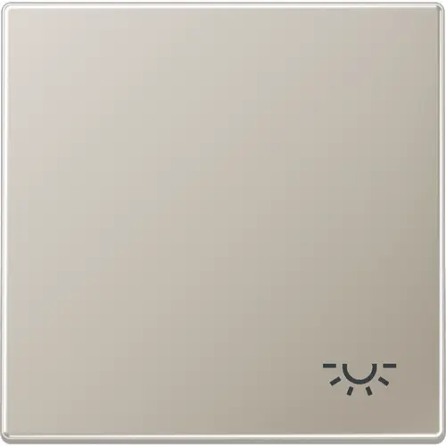 JUNG ES 2990 L schakelwip met lichtsymbool LS990 edelstaal