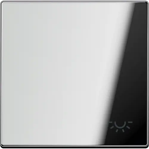 JUNG GCR 2990 L schakelwip met lichtsymbool LS990 glanzend chroom