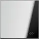 JUNG GCR 2990 L schakelwip met lichtsymbool LS990 glanzend chroom