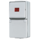JUNG 676 KOW combinatie wisselschakelaar /wandcontactdoos randaarde met controleverlichting opbouw IP44 WG600