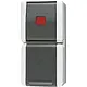 JUNG 876 KOW combinatieschakelaar met controlevenster opbouw IP44 verticaal WG800