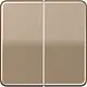 JUNG CD 595 GB schakelwip 2-voudig CD500 goud brons
