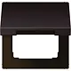 JUNG AL 2990 KL D klapdeksel voor wandcontactdoos en centraaldelen van 50 x 50 mm LS990 dark gelakt aluminium