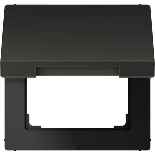 JUNG AL 2990 KL AN klapdeksel voor wandcontactdoos en centraaldelen van 50 x 50 mm LS990 antraciet gelakt aluminium
