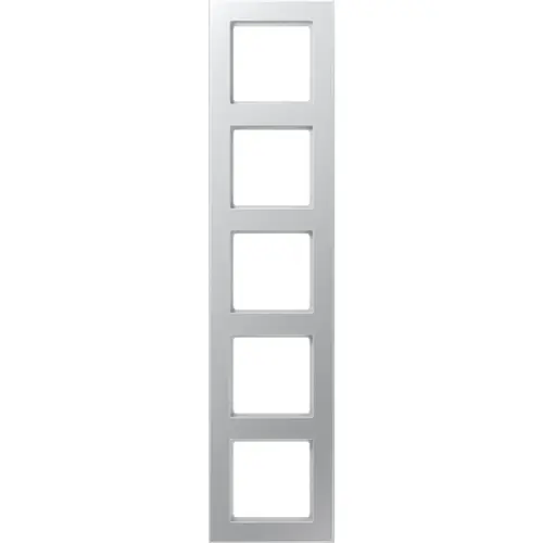 JUNG A 5585 BF AL afdekraam 5-voudig A550 aluminium