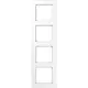 JUNG A 5584 BF WW afdekraam 4-voudig A550 alpine wit