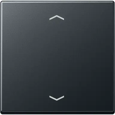 JUNG A 1700 BFP ANM knop met pijlsymbolen tbv elektronische jaloezieactor A-range antraciet mat