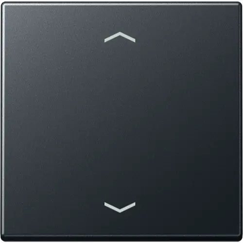 JUNG A 1700 BFP ANM knop met pijlsymbolen tbv elektronische jaloezieactor A-range antraciet mat