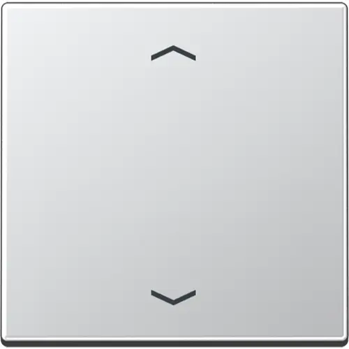 JUNG A 1700 P AL knop met pijlsymbolen tbv elektronische jaloezieactor A-range aluminium