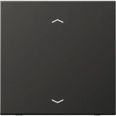 JUNG AL 1700 P AN jaloezieknop tbv elektronische jaloezieactor LS990 antraciet gelakt aluminium