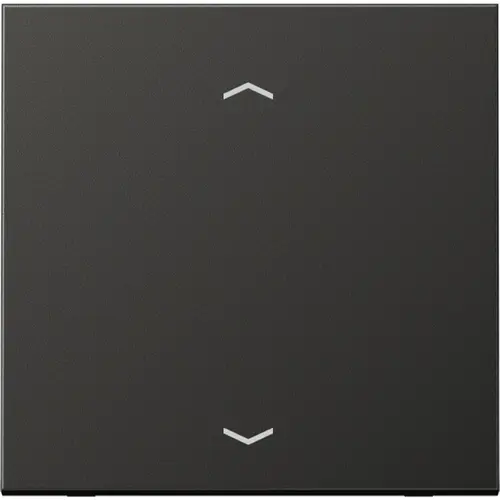 JUNG AL 1700 P AN jaloezieknop tbv elektronische jaloezieactor LS990 antraciet gelakt aluminium