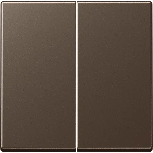JUNG A 1702 MO dimmerknop 2-voudig serietastdimmer A-range mokka