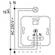 JUNG 1730 DD standaard LED-dimmer 3-60 Watt