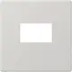 JUNG LS 1969 USB LG centraalplaat USB-lader met klikbevestiging LS990 lichtgrijs
