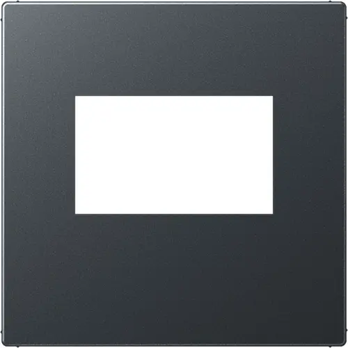 JUNG A 1569 USB ANM centraalplaat USB-lader met klikbevestiging A-range antraciet mat