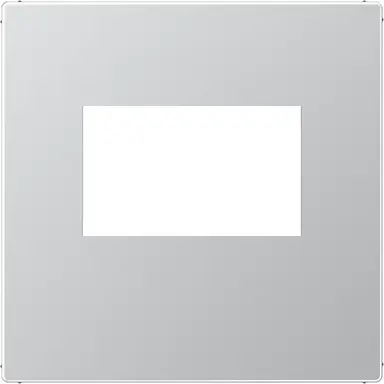 JUNG A 1569 USB AL centraalplaat USB-lader met klikbevestiging A-range aluminium