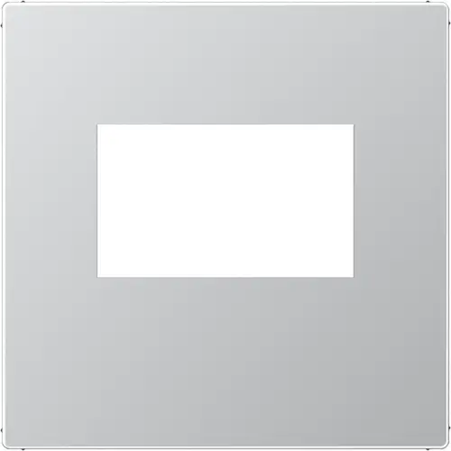 JUNG A 1569 USB AL centraalplaat USB-lader met klikbevestiging A-range aluminium