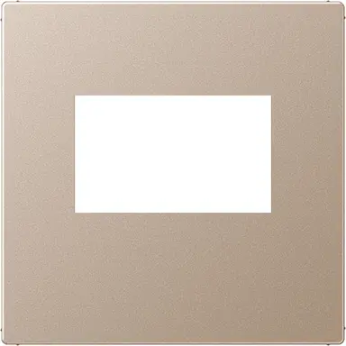 JUNG A 1569 USB CH centraalplaat USB-lader met klikbevestiging A-range champagne