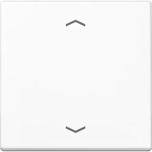JUNG A 1700 P WW knop met pijlsymbolen tbv elektronische jaloezieactor A-range alpine wit