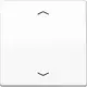 JUNG AS 1700 P WW knop met pijlsymbolen tbv elektronische jaloezieactor AS 500 alpine wit