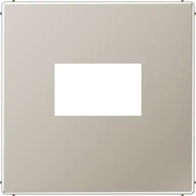 JUNG ES 1969 USB centraalplaat USB-lader met klikbevestiging LS990 edelstaal