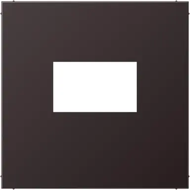 JUNG AL 1969 USB D centraalplaat USB-lader met klikbevestiging LS990 dark gelakt aluminium
