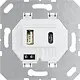 JUNG USB 15 CA WW USB-lader 2-voudig type A en type C totaal 3000mA wit