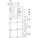 JUNG 1712 DE serietastdimmer LED 2x 3-50W