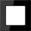 JUNG A 5581 BF SW afdekraam 1-voudig A550 zwart glans