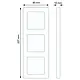 JUNG A 5583 BF WW afdekraam 3-voudig A550 alpine wit