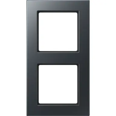 JUNG A 5582 BF ANM afdekraam 2-voudig A550 antraciet mat