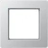 JUNG AF 581 BF AL afdekraam 1-voudig A Flow aluminium
