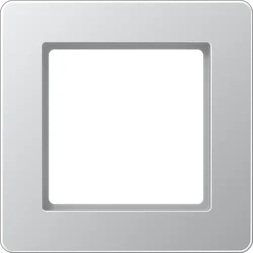 JUNG AF 581 BF AL afdekraam 1-voudig A Flow aluminium