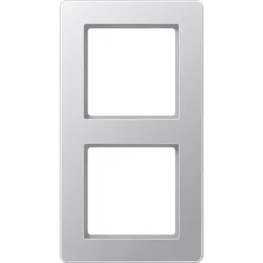 JUNG AF 582 BF AL afdekraam 2-voudig A Flow aluminium