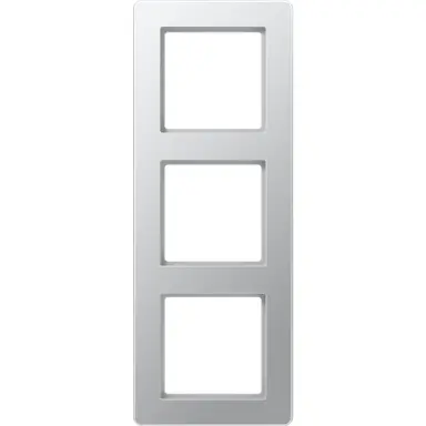 JUNG AF 583 BF AL afdekraam 3-voudig A Flow aluminium