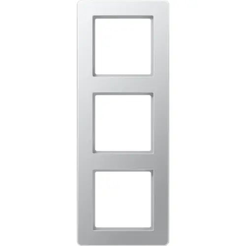 JUNG AF 583 BF AL afdekraam 3-voudig A Flow aluminium