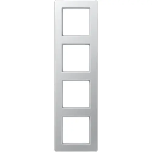 JUNG AF 584 BF AL afdekraam 4-voudig A Flow aluminium