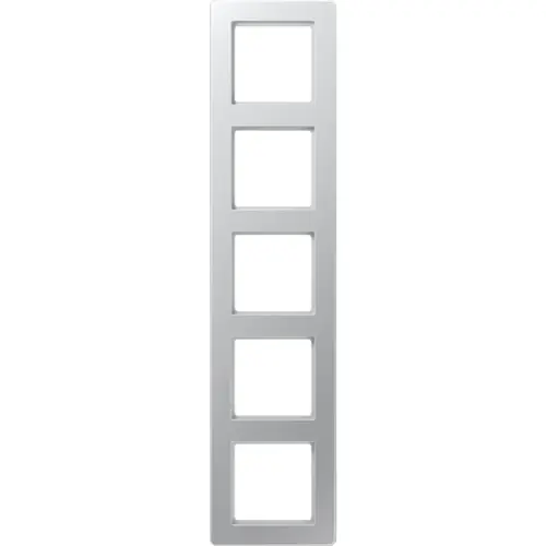 JUNG AF 585 BF AL afdekraam 5-voudig A Flow aluminium