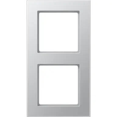 JUNG A 5582 BF AL afdekraam 2-voudig A550 aluminium