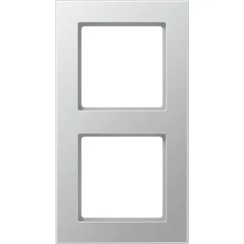 JUNG A 5582 BF AL afdekraam 2-voudig A550 aluminium