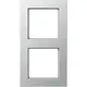 JUNG A 5582 BF AL afdekraam 2-voudig A550 aluminium