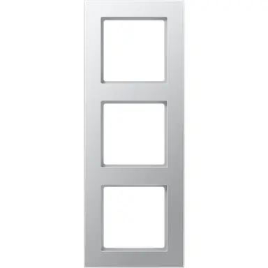 JUNG A 5583 BF AL afdekraam 3-voudig A550 aluminium
