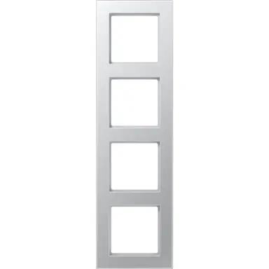 JUNG A 5584 BF AL afdekraam 4-voudig A550 aluminium