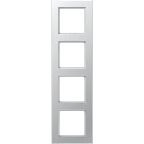 JUNG A 5584 BF AL afdekraam 4-voudig A550 aluminium
