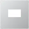 JUNG AL 1969 USB centraalplaat USB-lader met klikbevestiging LS990 aluminium