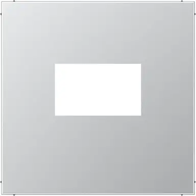 JUNG AL 1969 USB centraalplaat USB-lader met klikbevestiging LS990 aluminium
