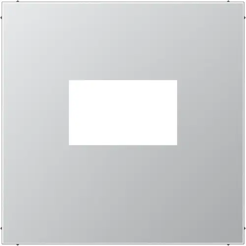 JUNG AL 1969 USB centraalplaat USB-lader met klikbevestiging LS990 aluminium