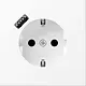 JUNG LS 1520-18 A WWM wandcontactdoos randaarde Safety+ met USB-A LS990 sneeuwwit mat